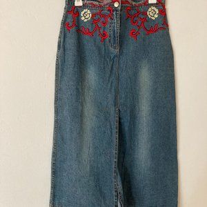 Parisport Long Jean skirt